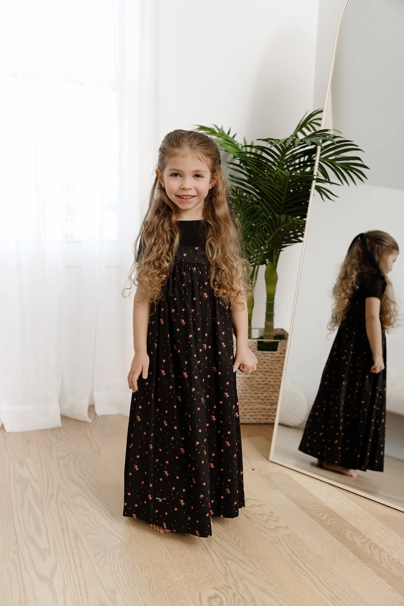 Black Floral Maxi - Image 3