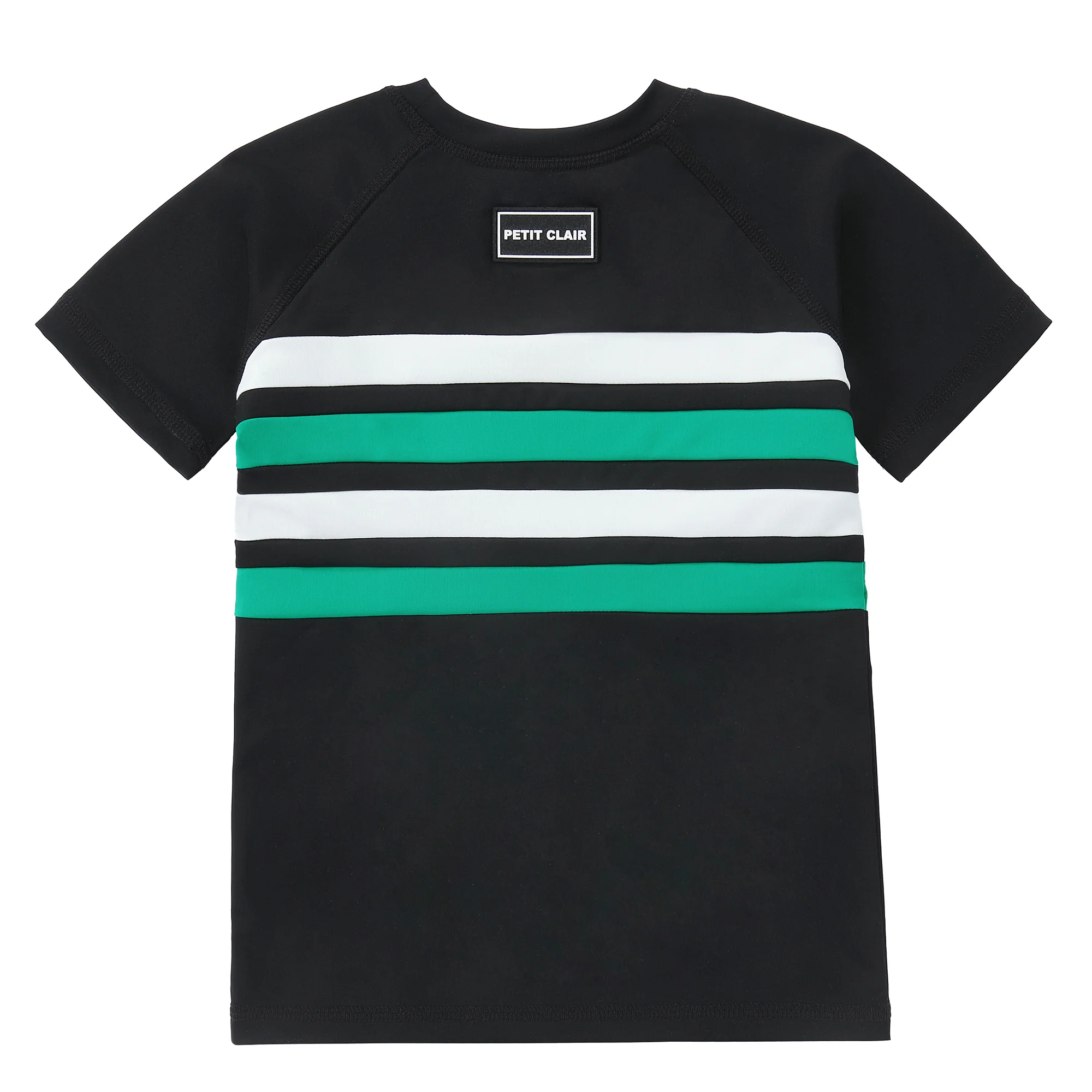Boys Black, Green & White Rashguard - Image 3