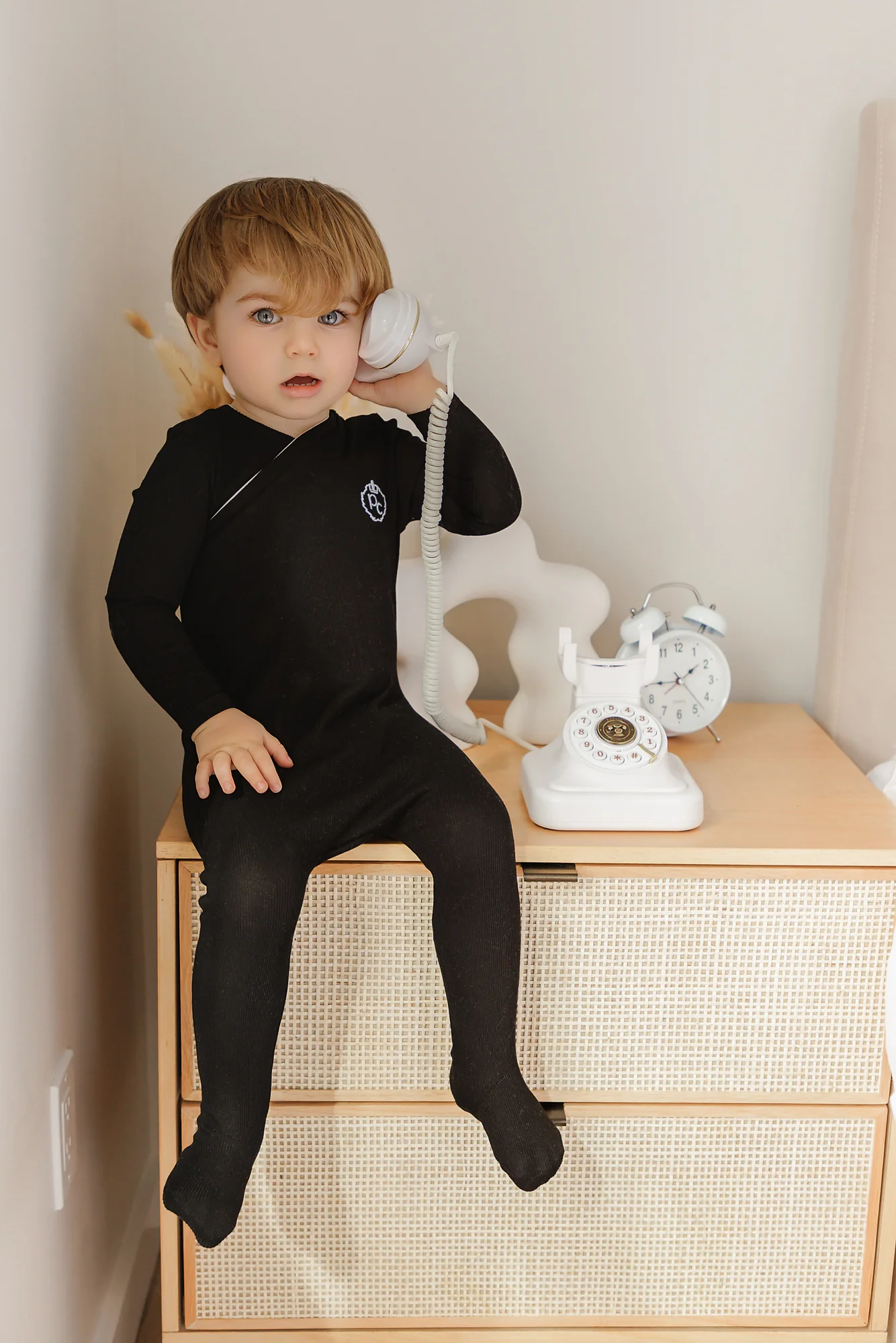 Black Wrap Footie - Image 2