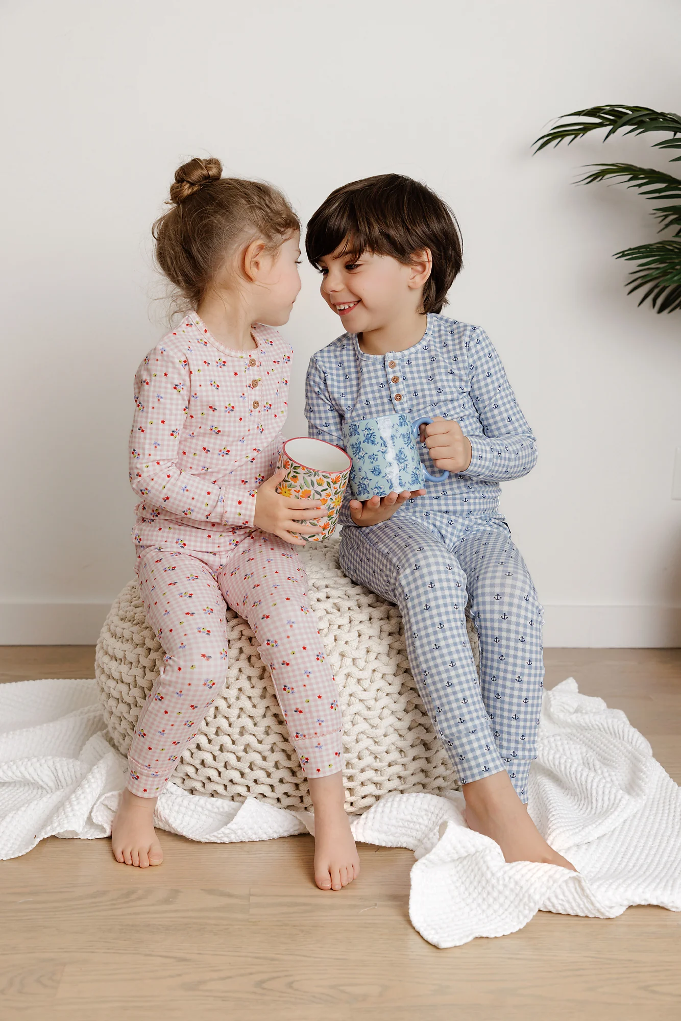 Blue Gingham Pajama - Image 3
