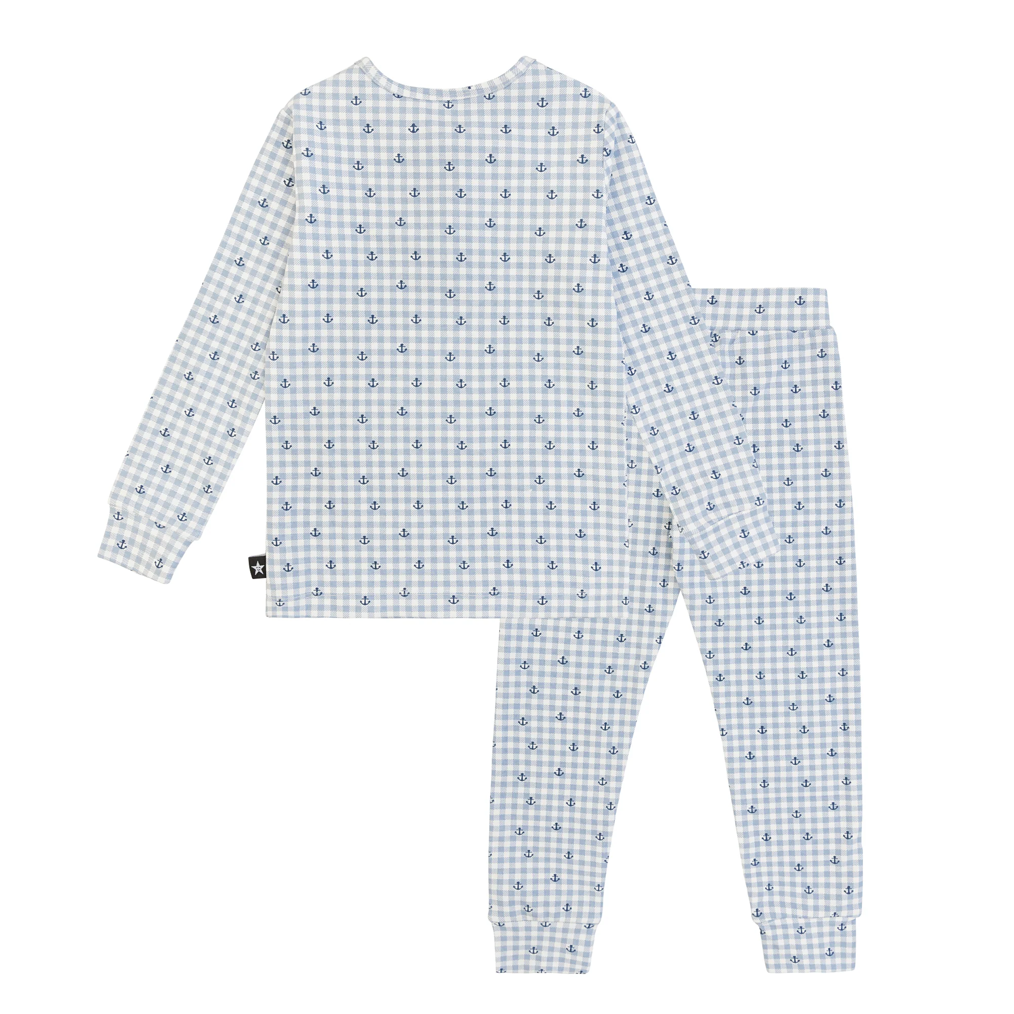 Blue Gingham Pajama - Image 4