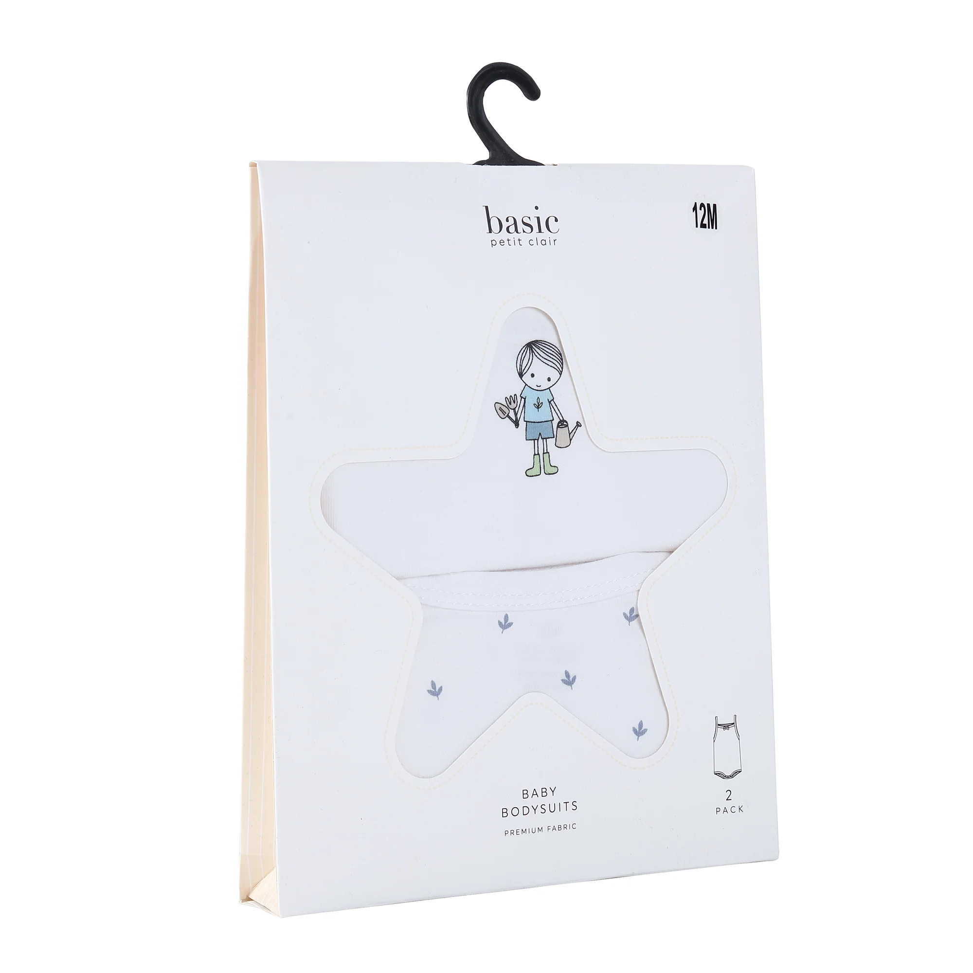Baby 2pc Bodysuit - Doll & Buds Print - Image 2