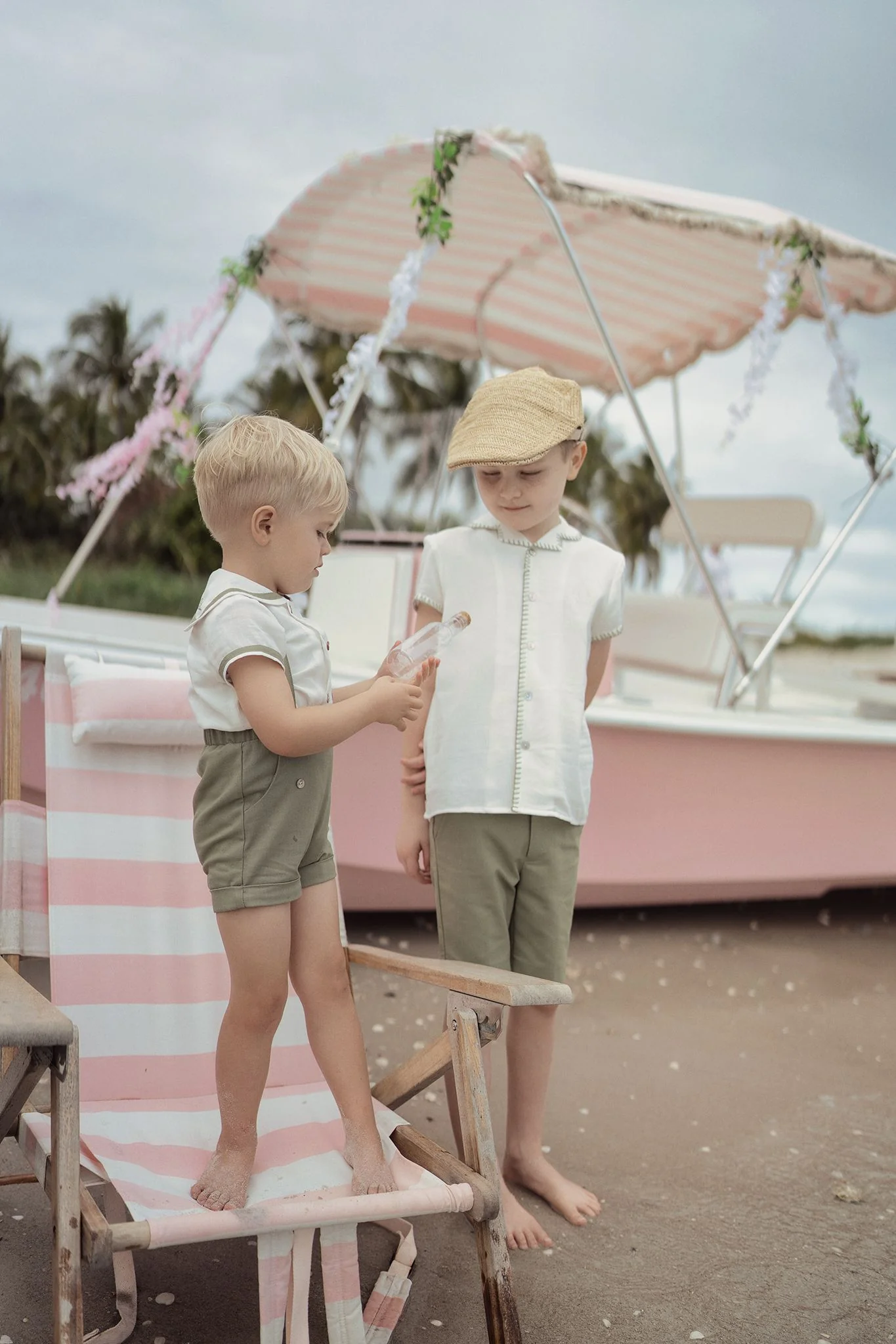 Baby Boys Freshly Picked Suspender Shorts - Image 5