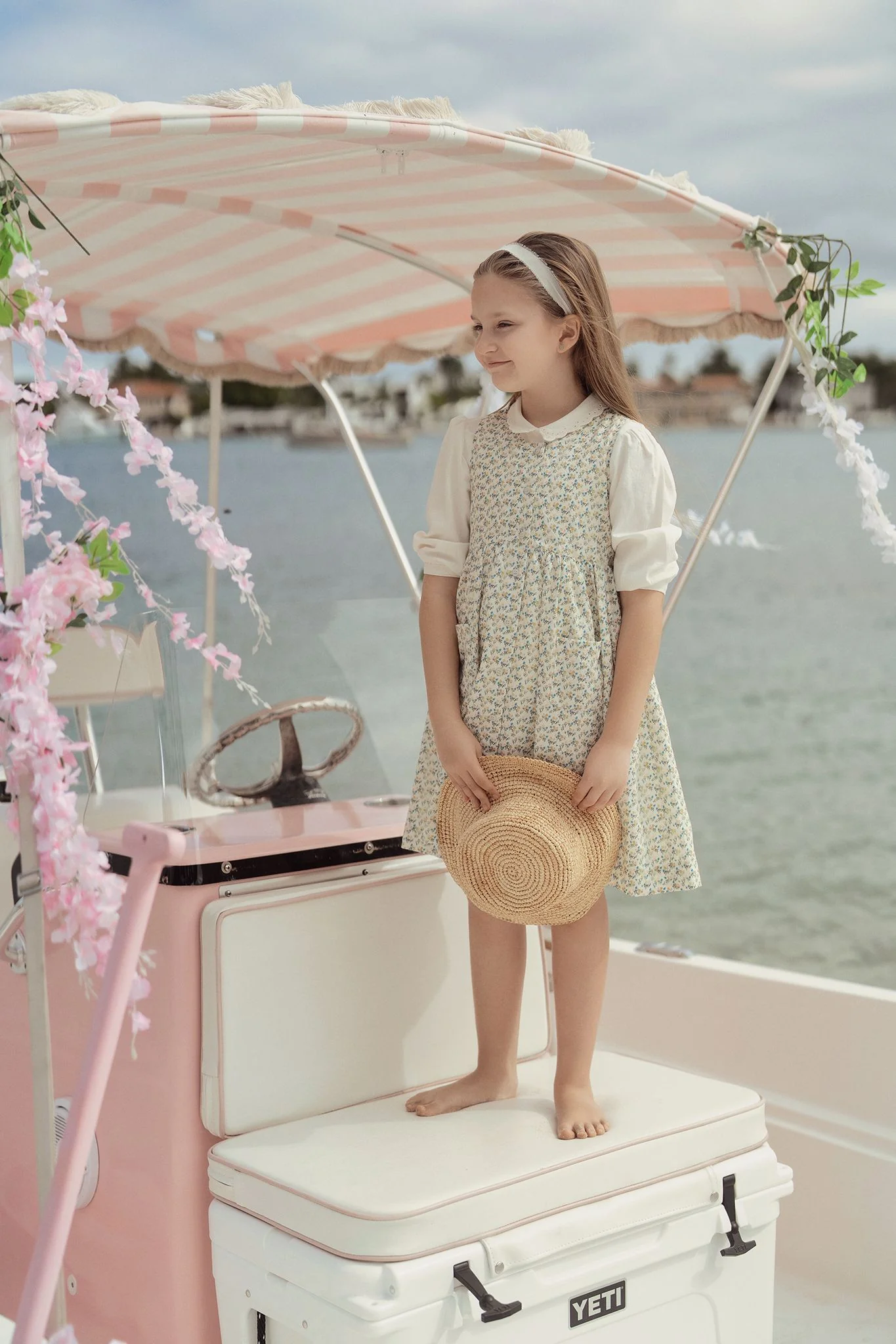 Girls Garden Days Ivory Blouse - Image 2