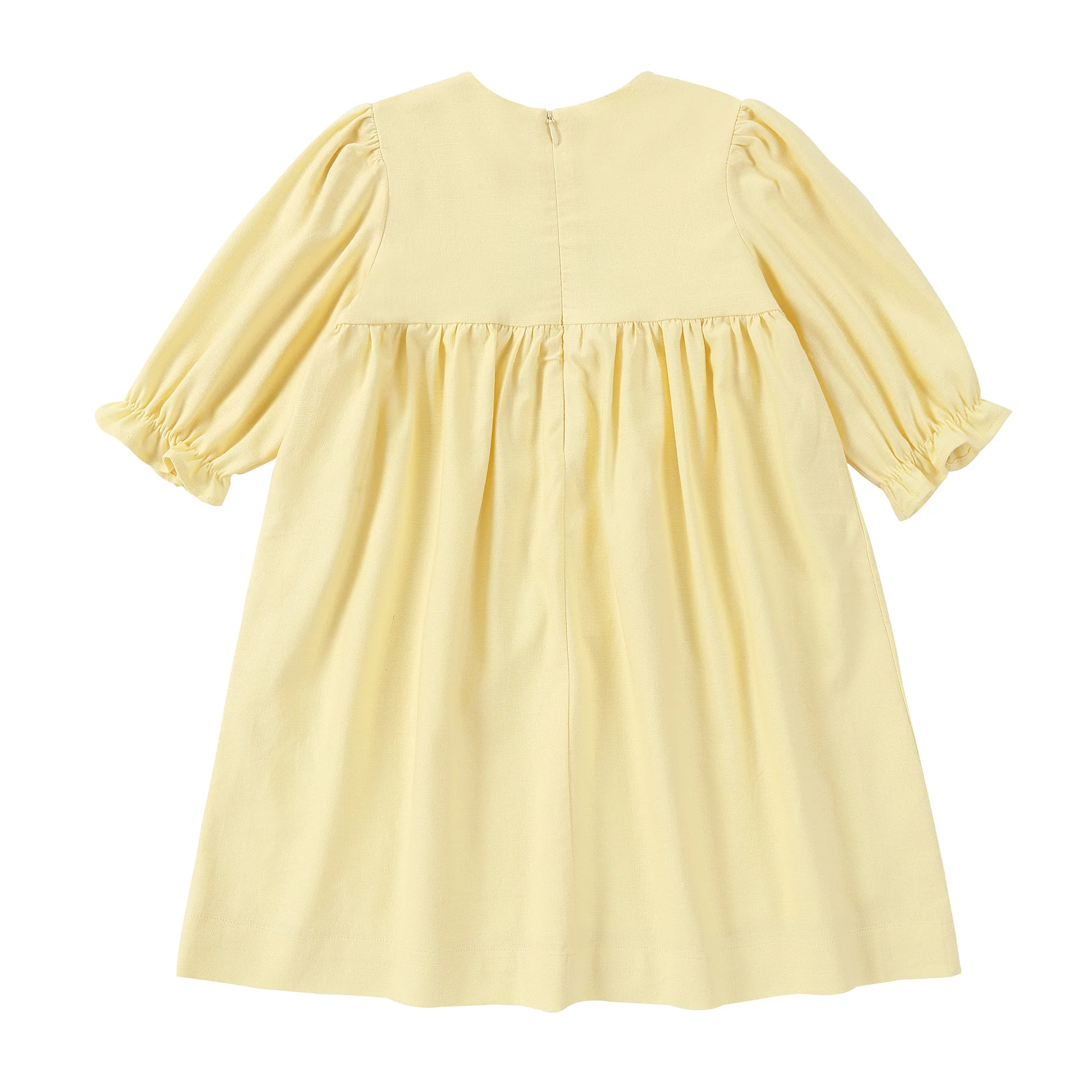 Girls Golden Petals Dress - Image 6