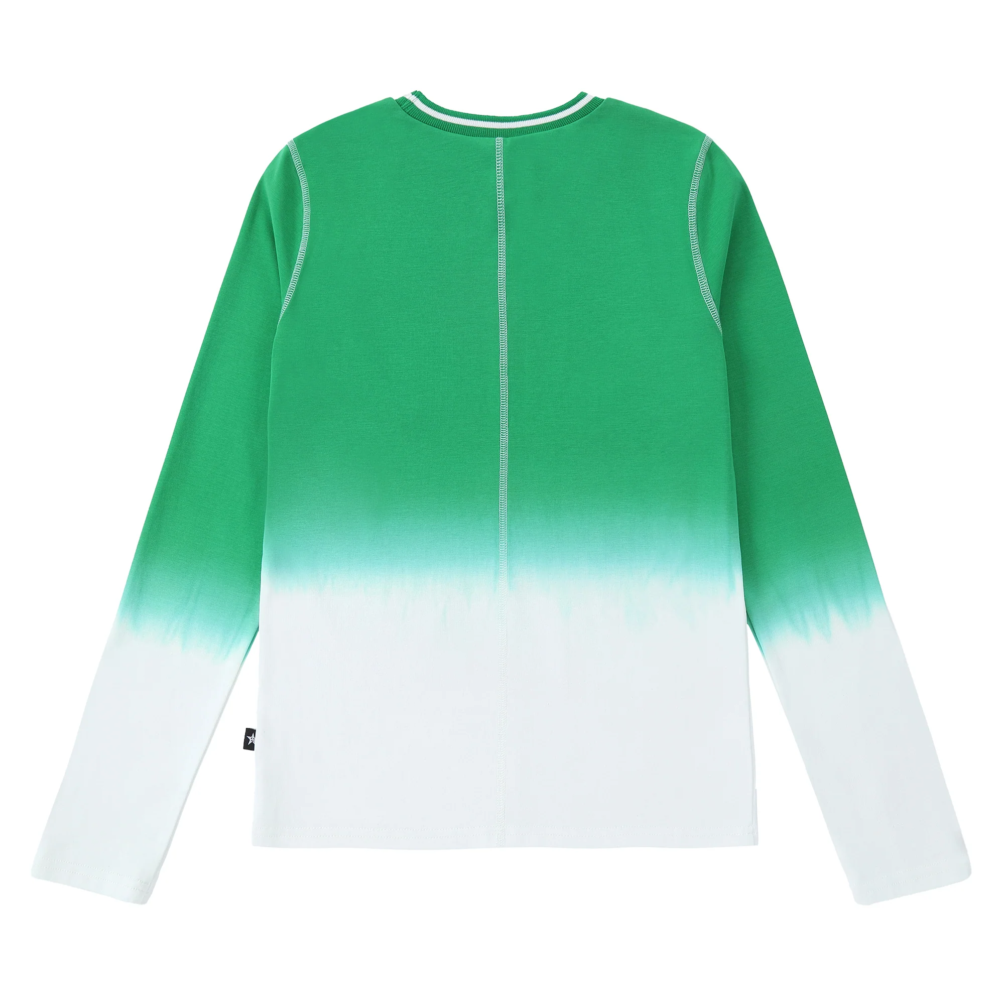 Girls Green Dip T-Shirt - Image 4