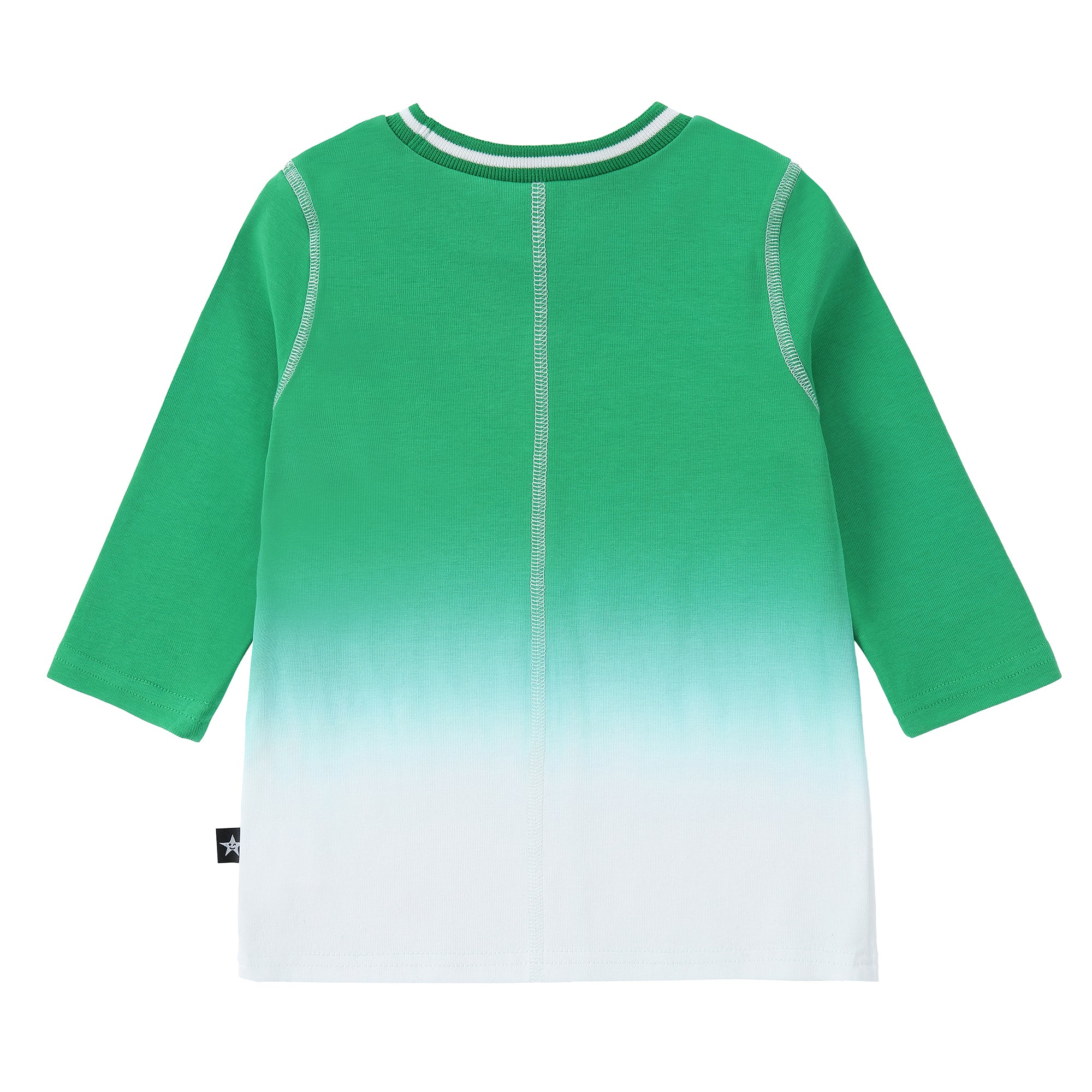 Girls Green Dip T-Shirt - Image 5