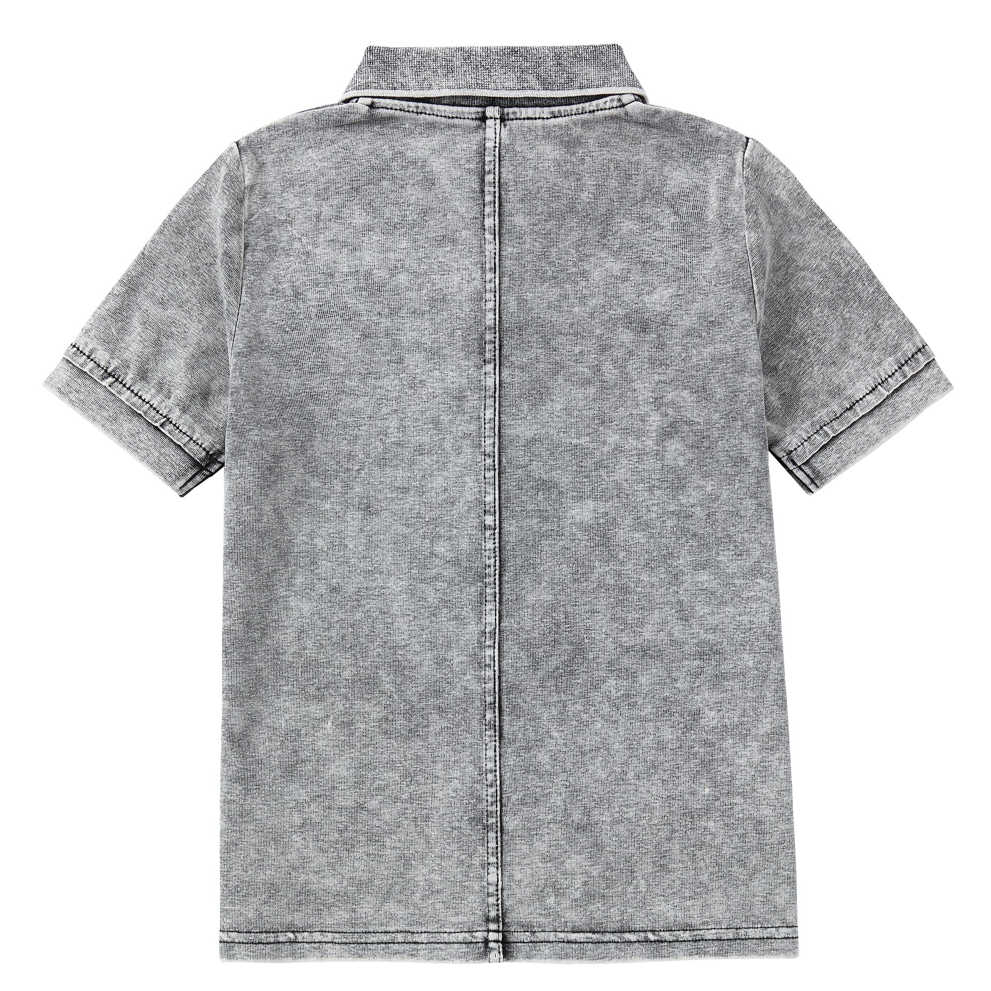 Pink Punch Grey Polo - Image 4