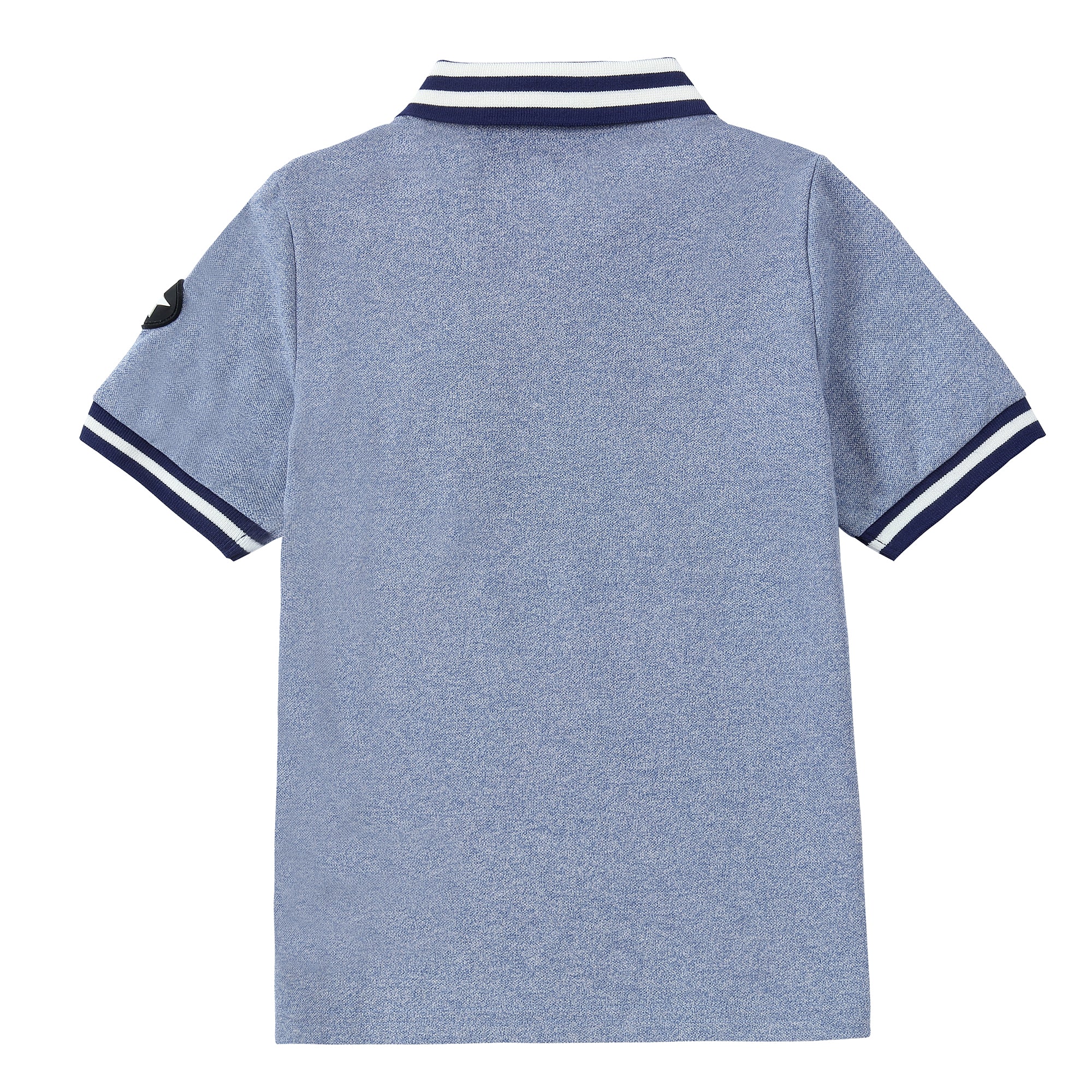 Heather Blue Polo - Image 4