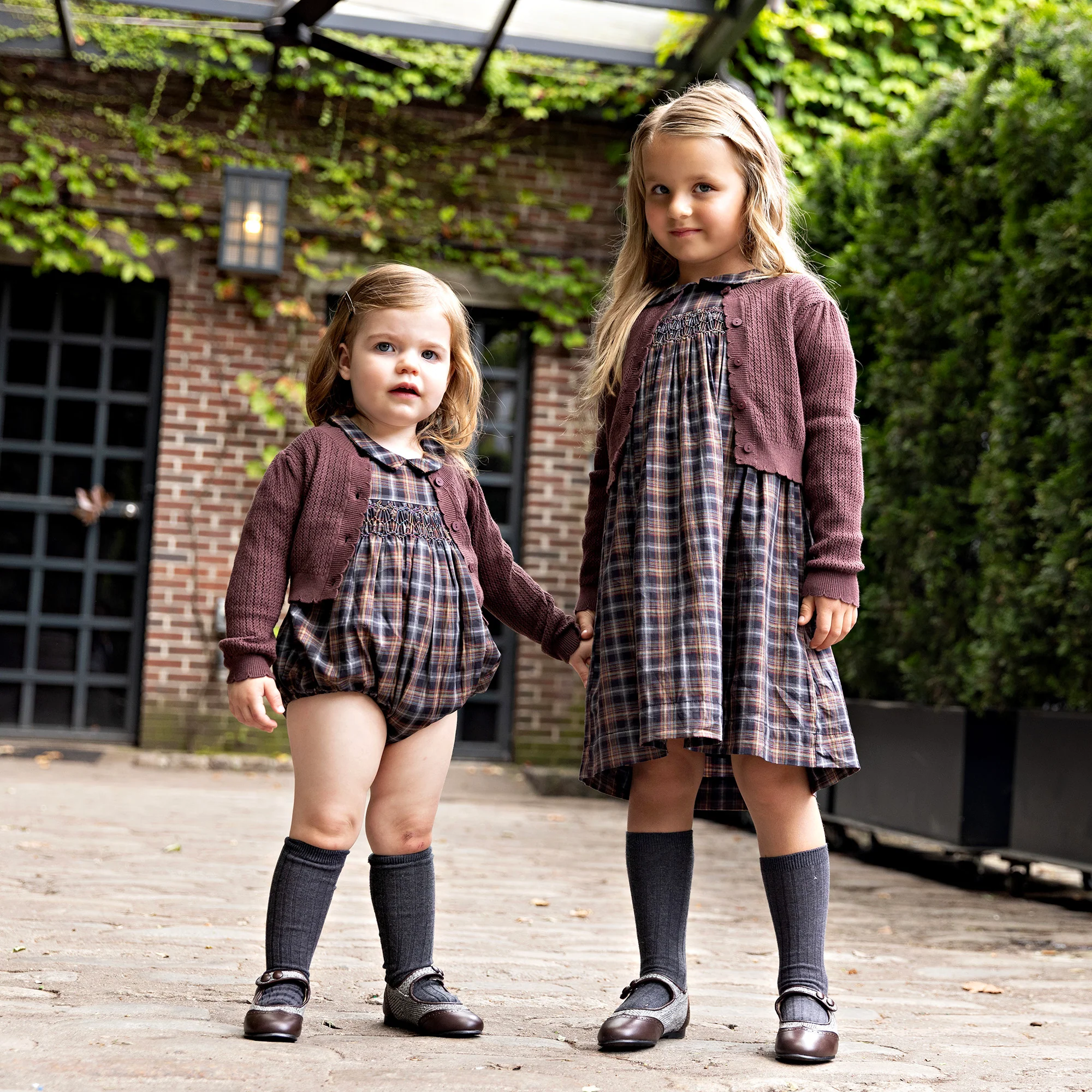 Heritage Plaid Romper - Image 3
