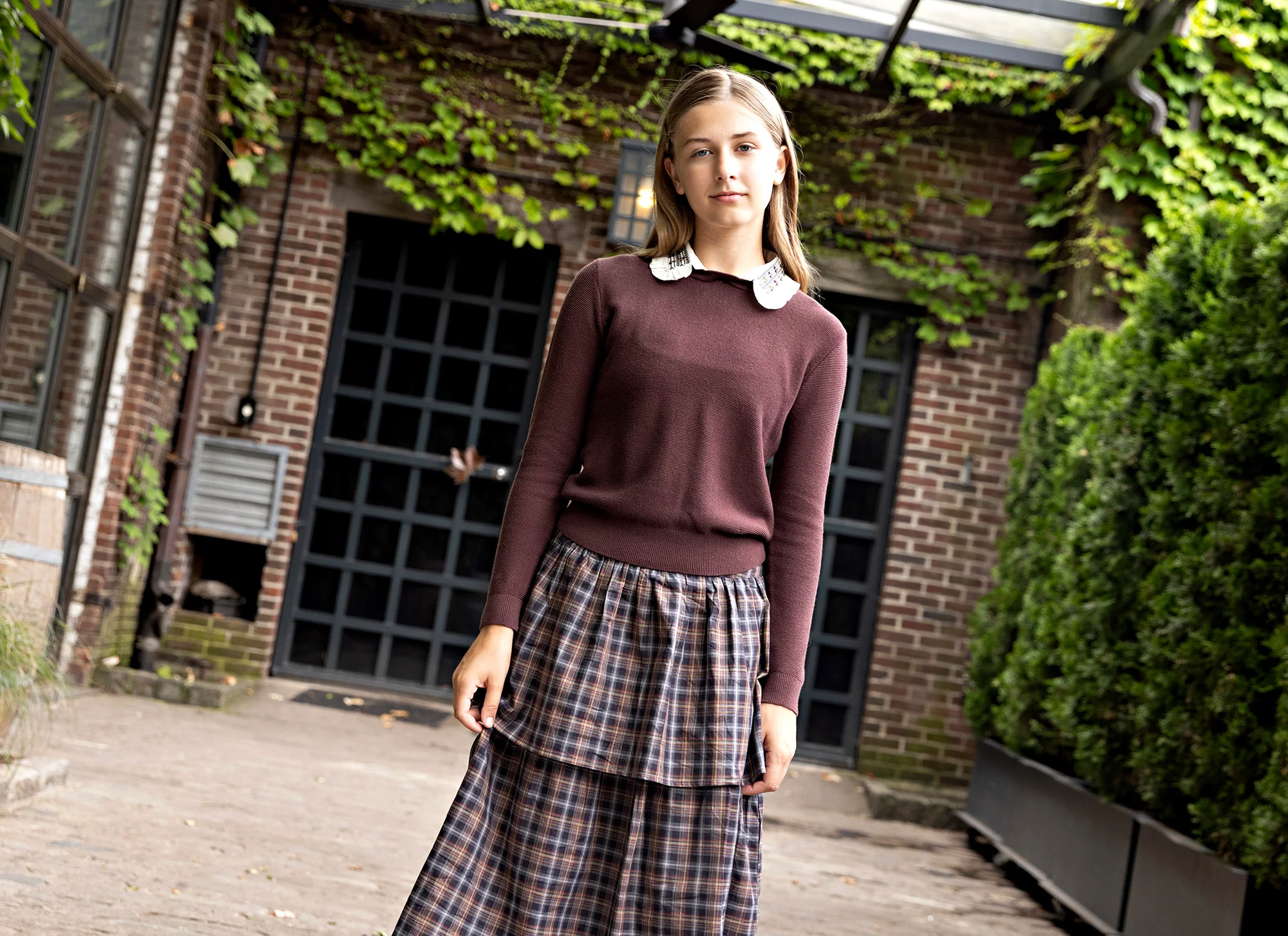 Heritage Plaid Skirt - Image 2