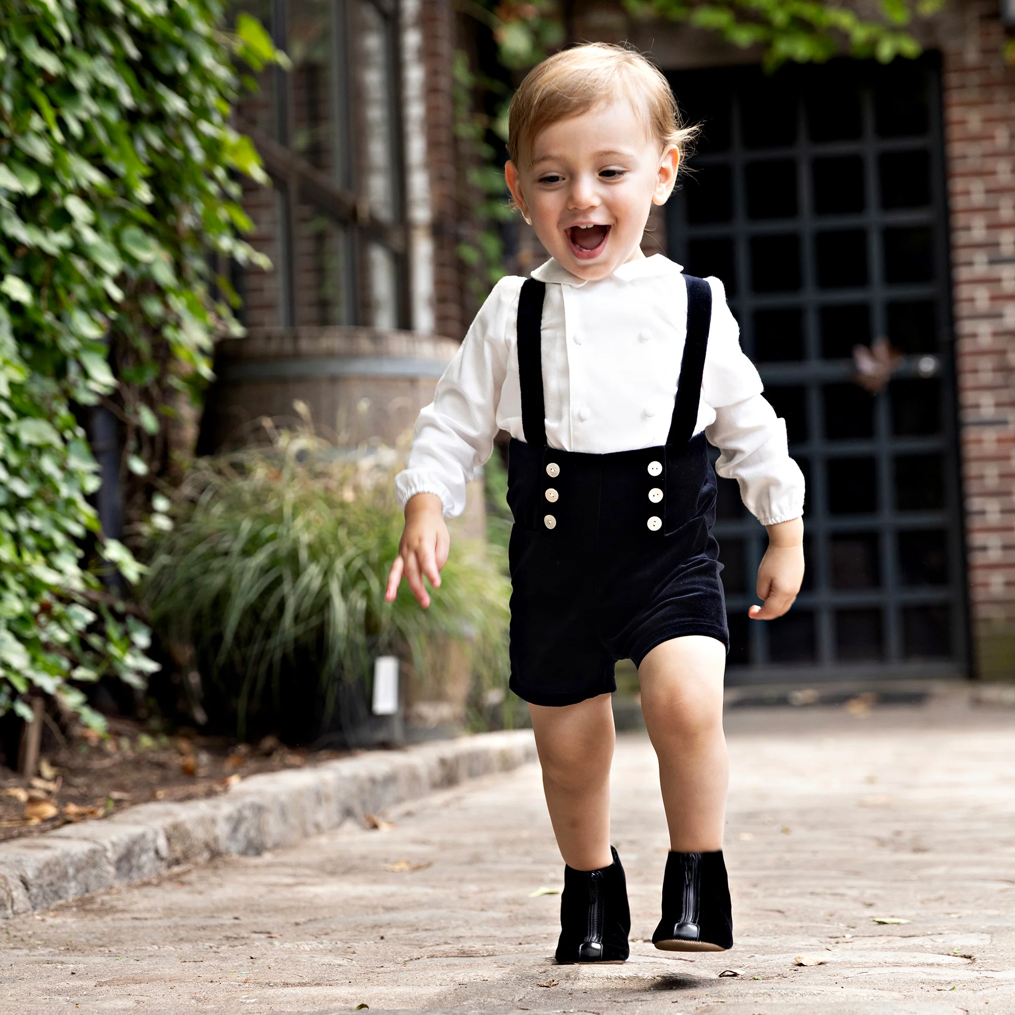 Ivory Collared Romper - Image 2