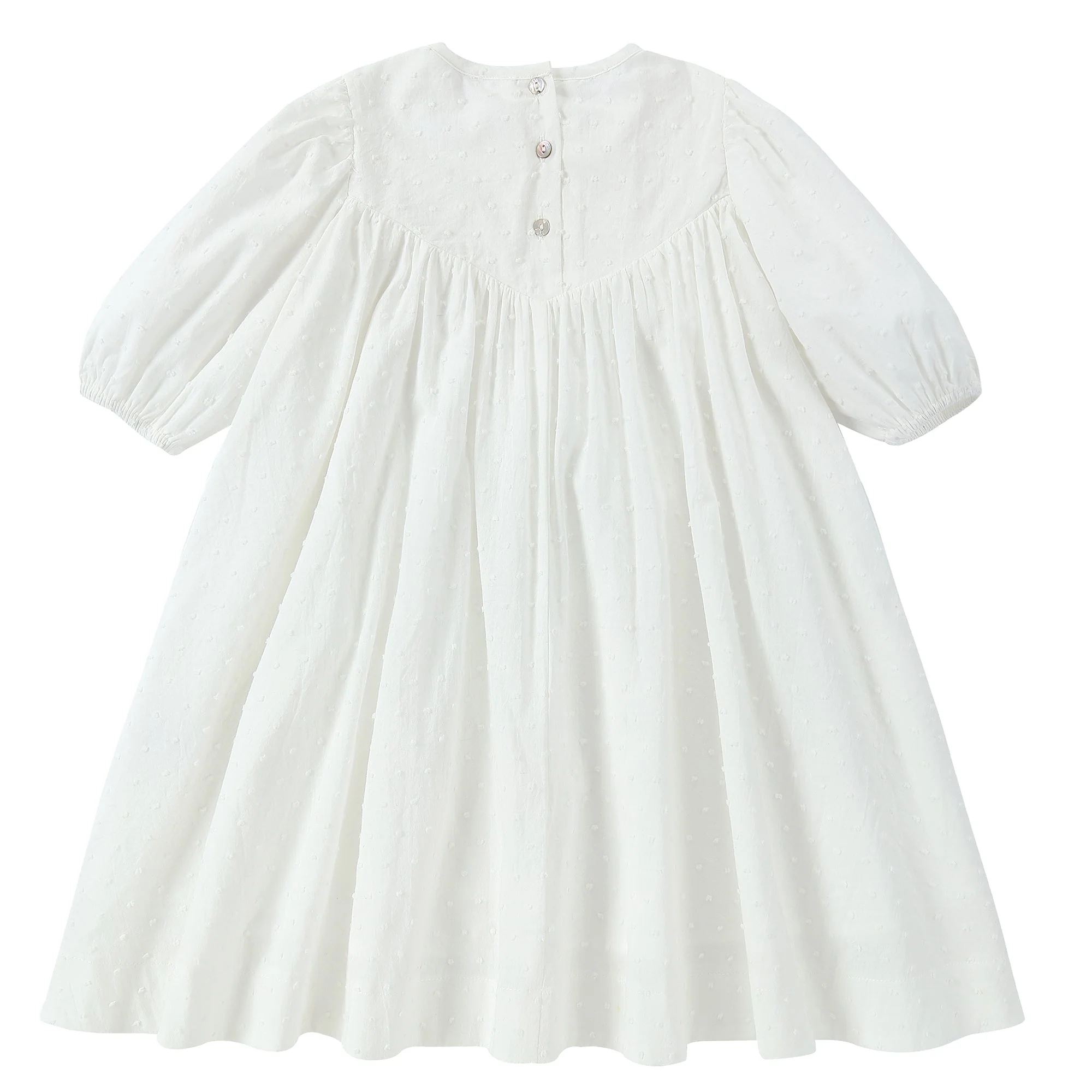 Ivory Swiss Dot Dress - Image 6