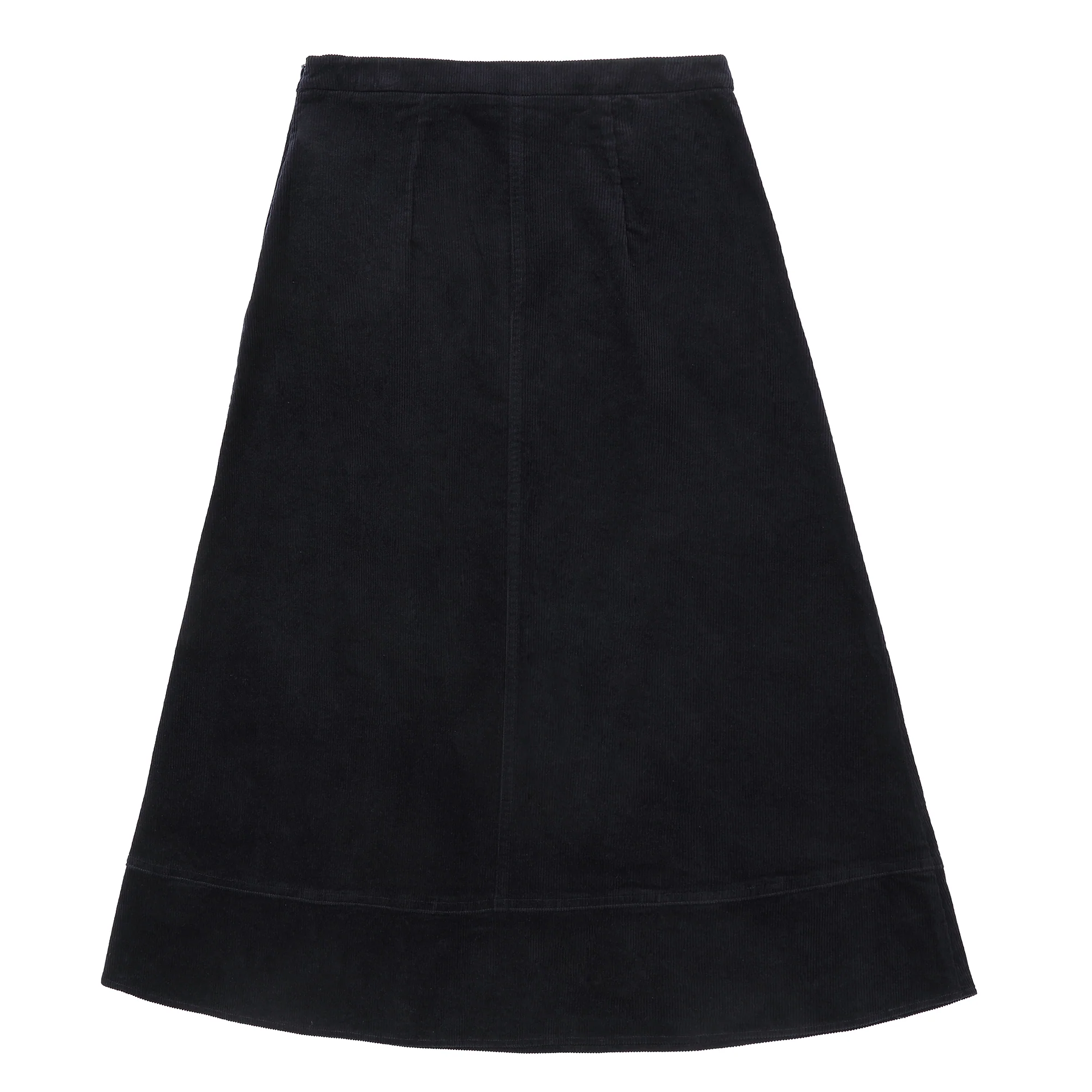 Navy Corduroy Skirt - Image 3