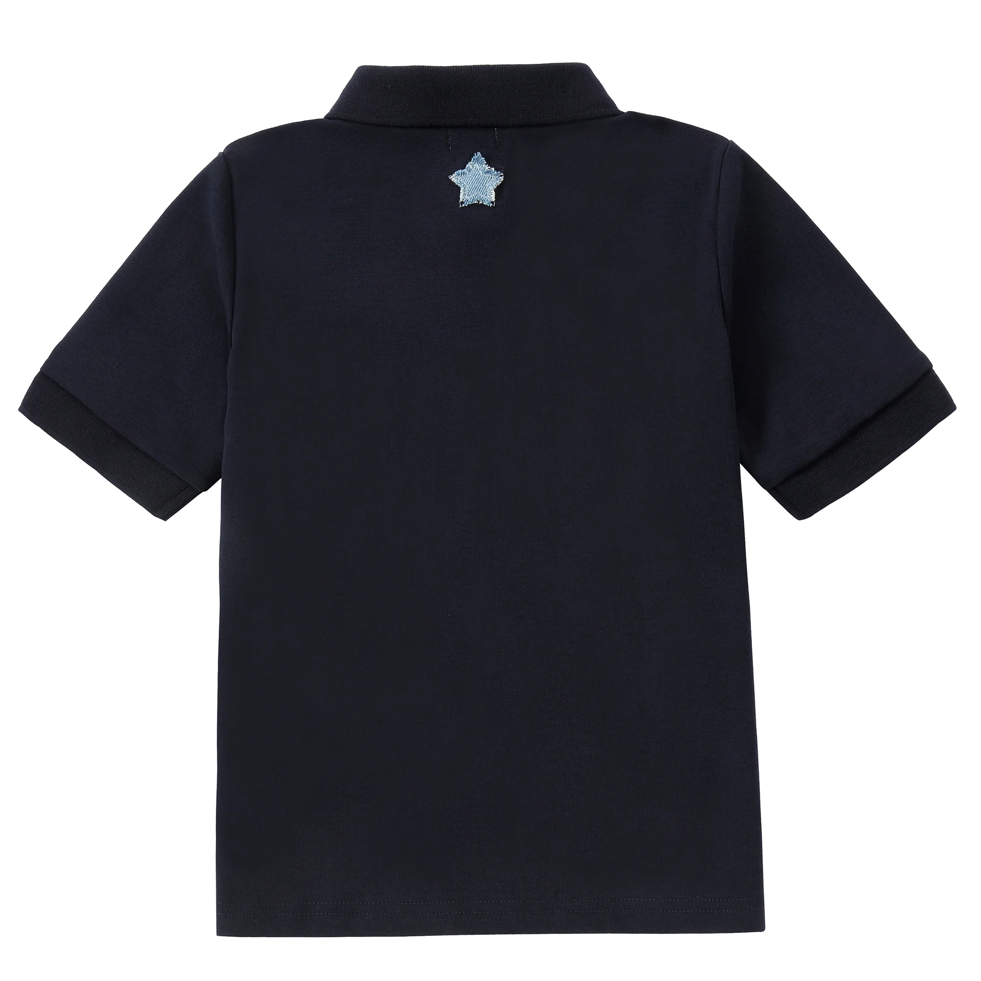 Perfect Petals Navy Polo - Image 4
