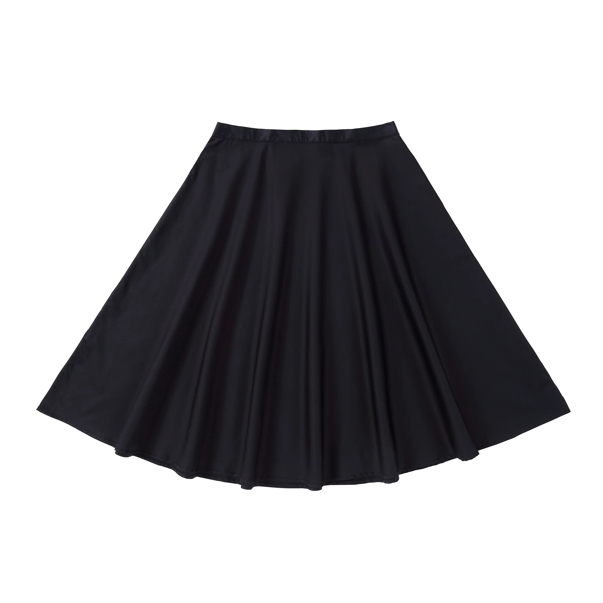 Black Woven Flair Skirt - Image 2