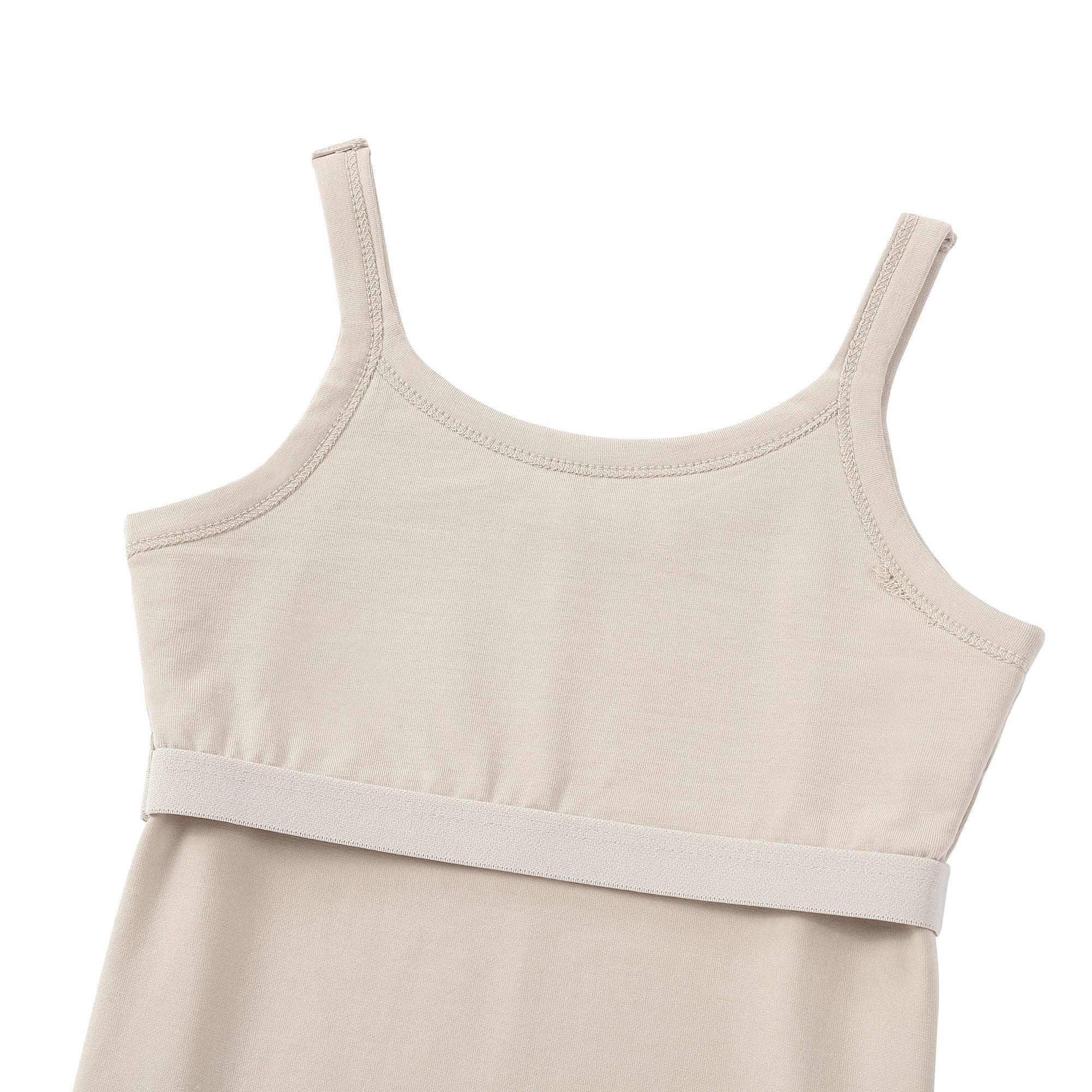 Teen Jersey 2pc Camisole with Support - Tan - Image 4