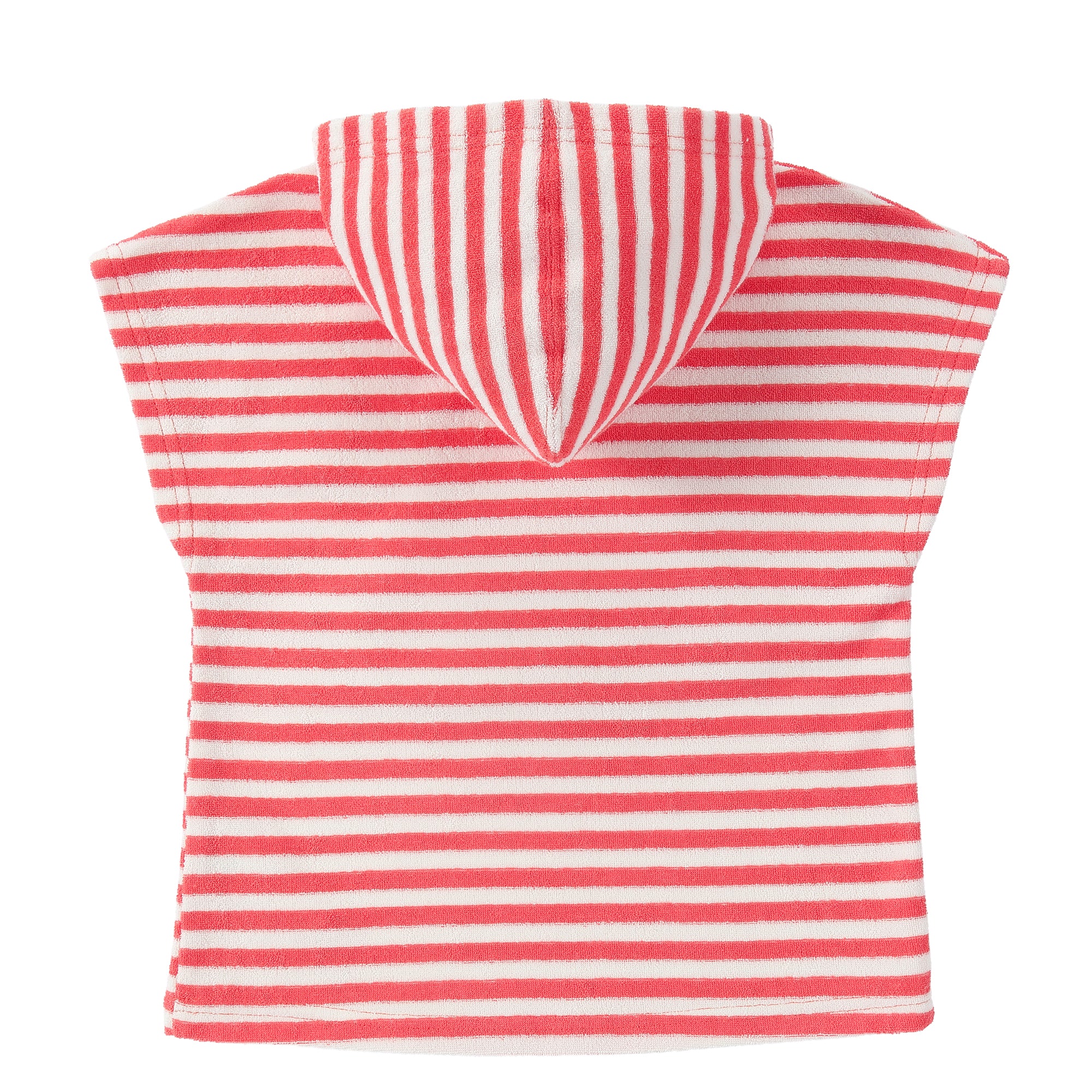 Baby Girls Pink & White Towel Hoodie - Image 3