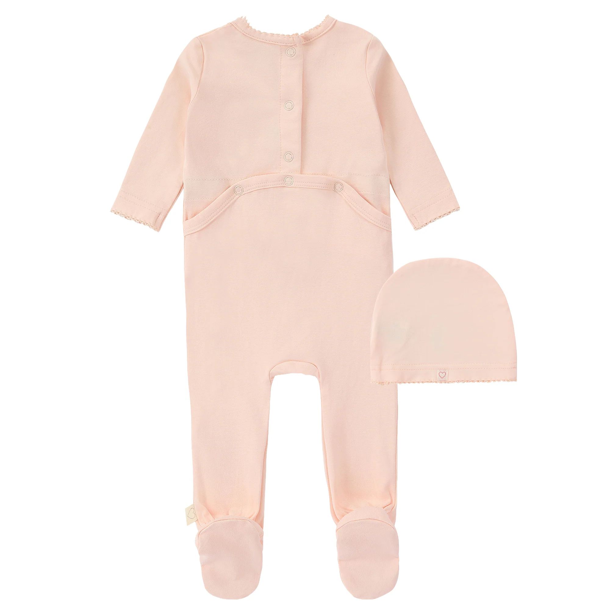 Pink Flower Graphic Footie - Image 4