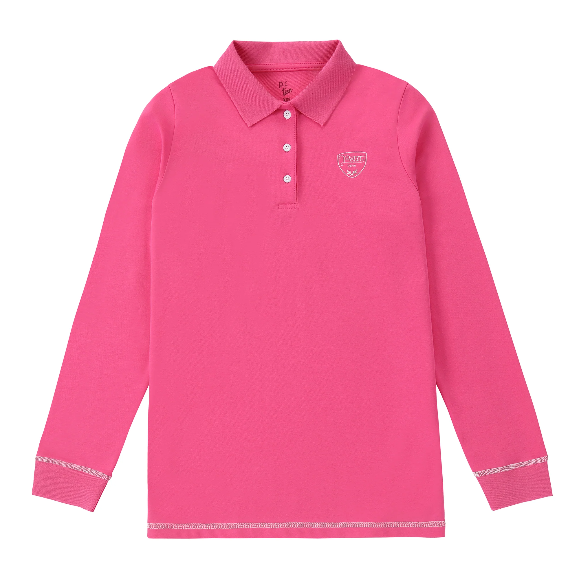 Teens Pink Polo - Image 2