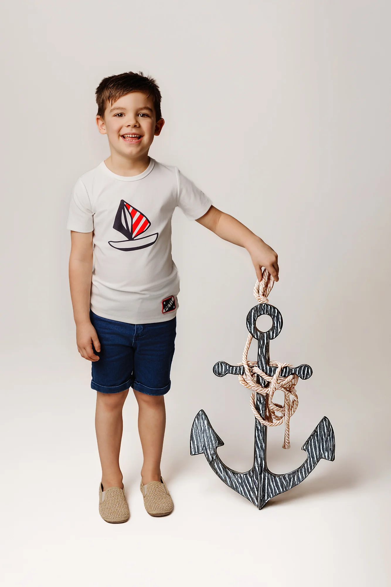 Little Sweet Sails Boat T-Shirt - Image 2