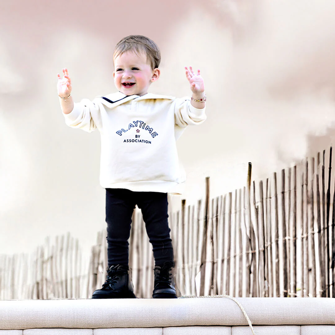 Sailor Blue Ivory Sweatshirt - Image 2