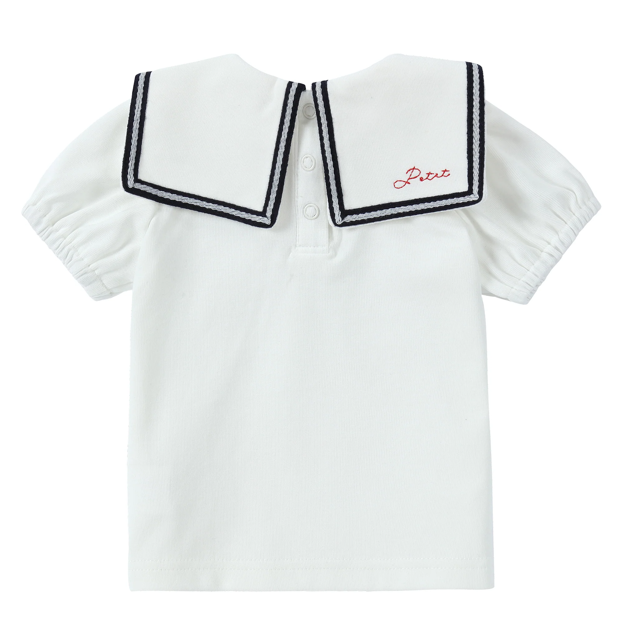 Little Sweet Sails Puff Sleeve Tee - Image 4