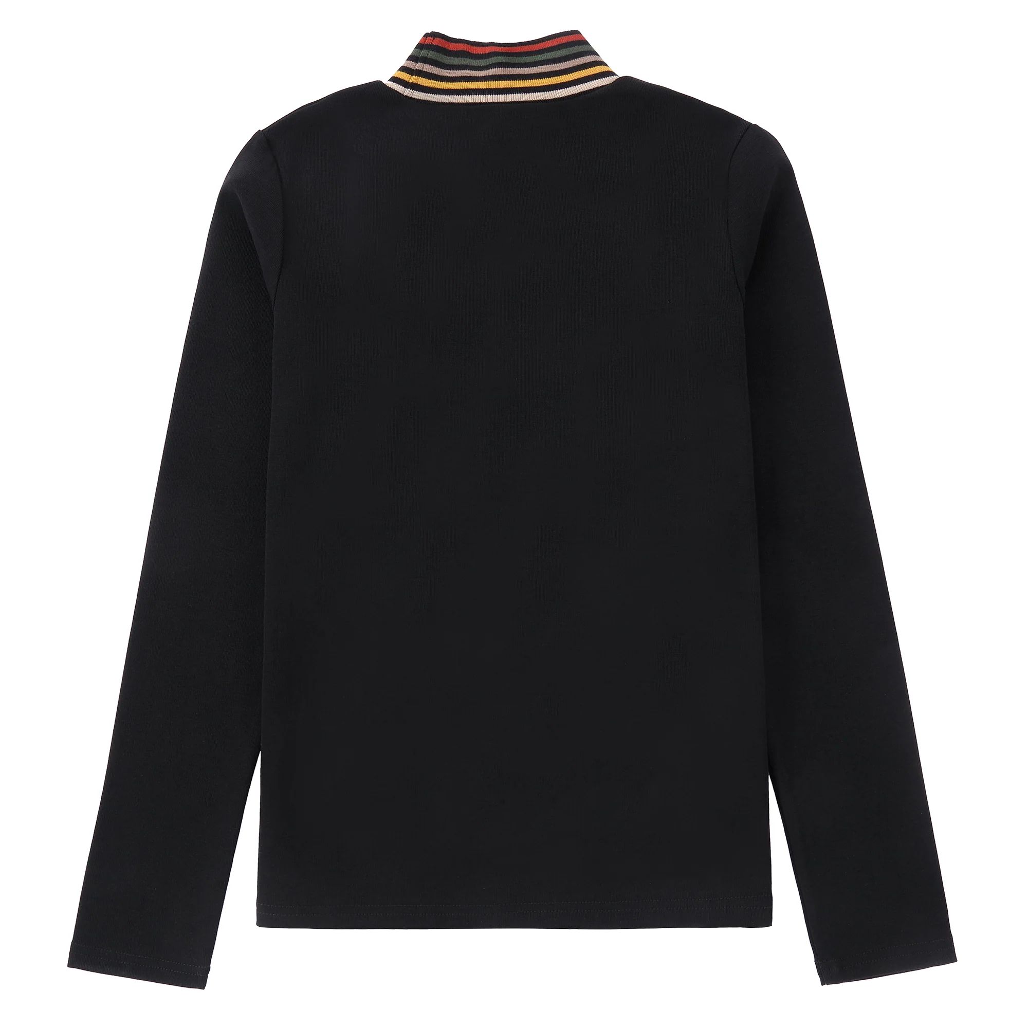 Sharp Stripes Mock Neck - Image 3