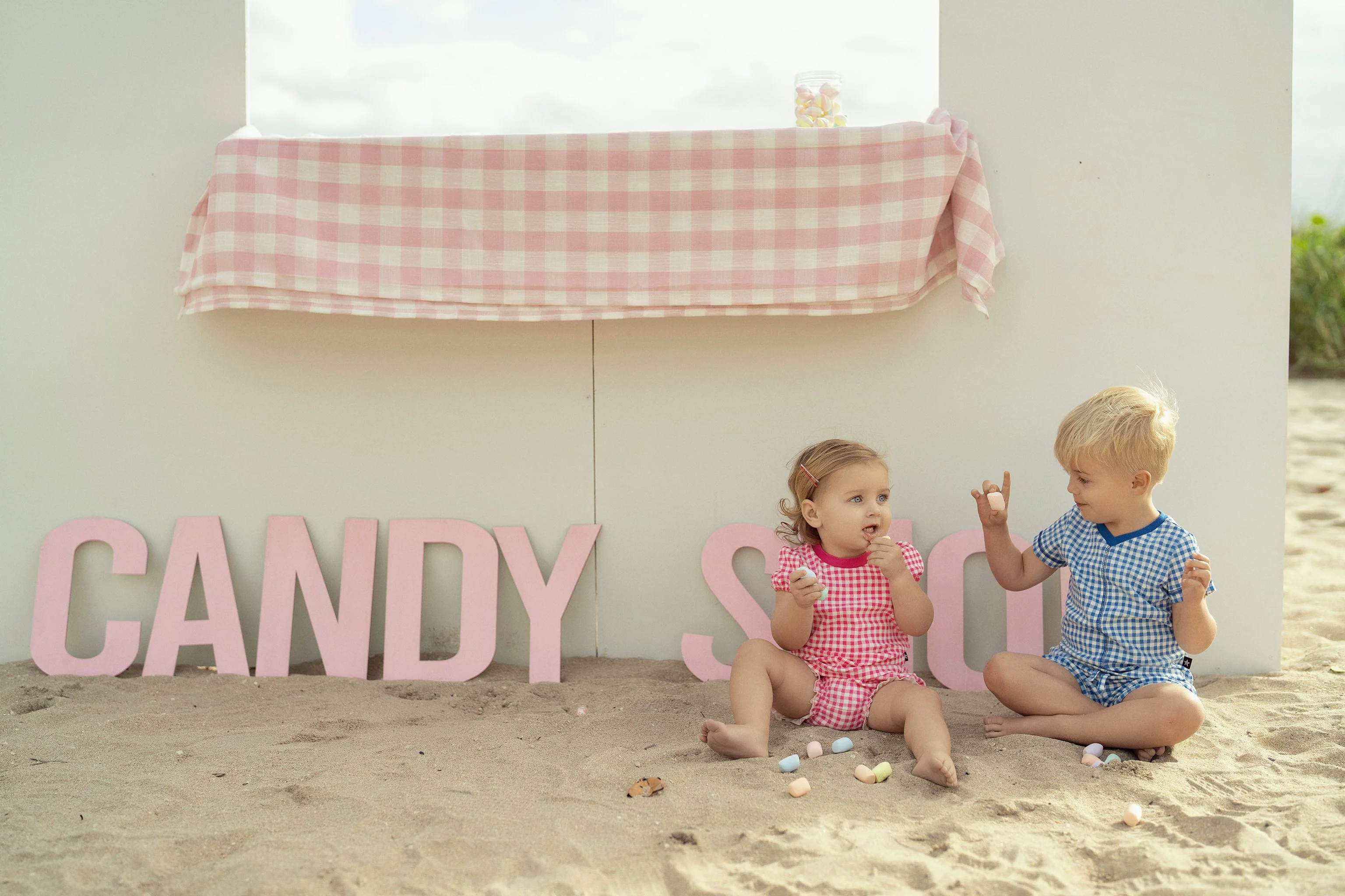 Baby Girls Sweet Check T-Shirt - Image 3