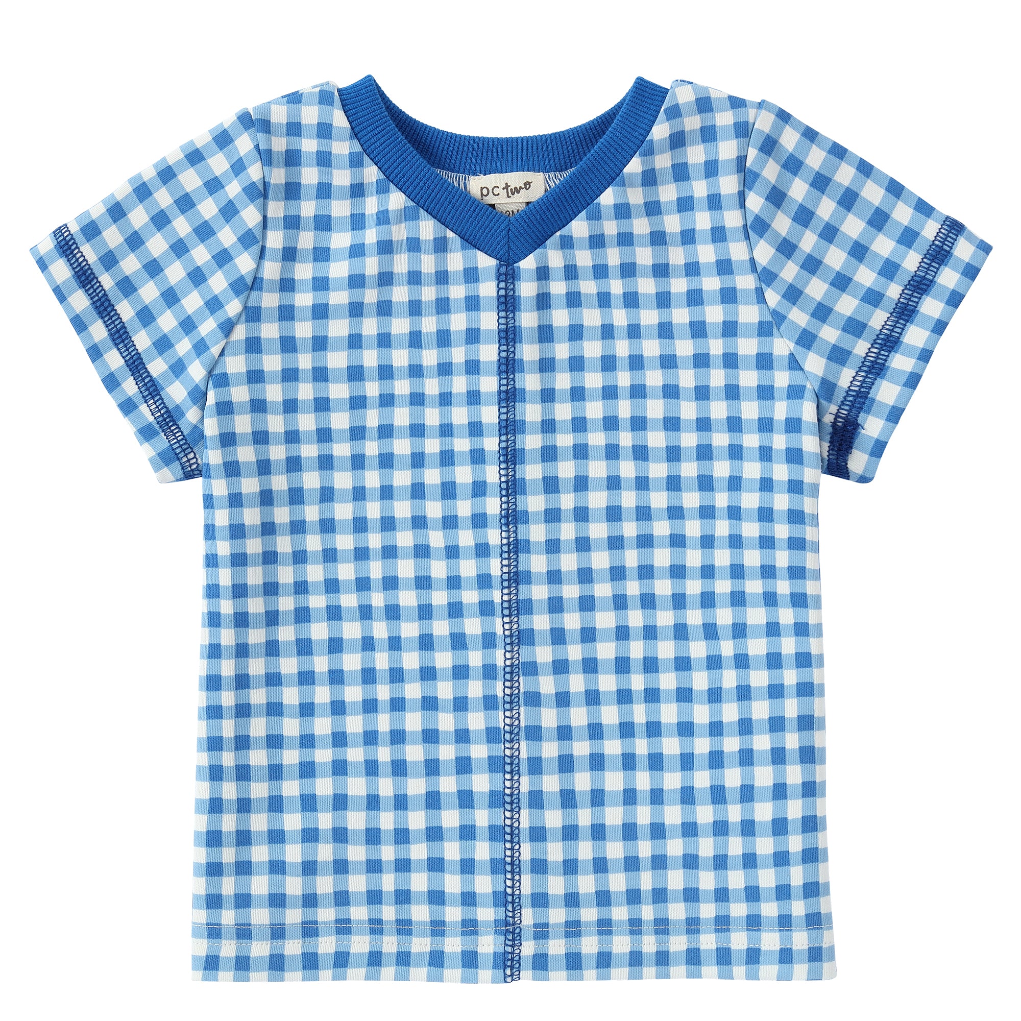 Boys Sweet Check T-Shirt - Image 2